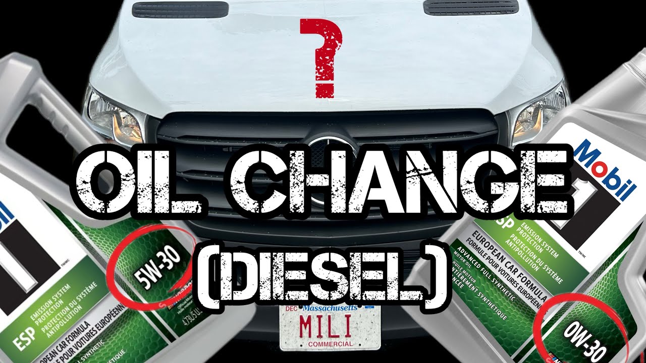 🩸Oil Change on OM654 4-Cylinder Diesel Engine #maintenance