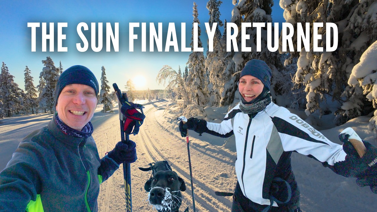 Cross Country Skiing in Funäsfjällen, Sweden