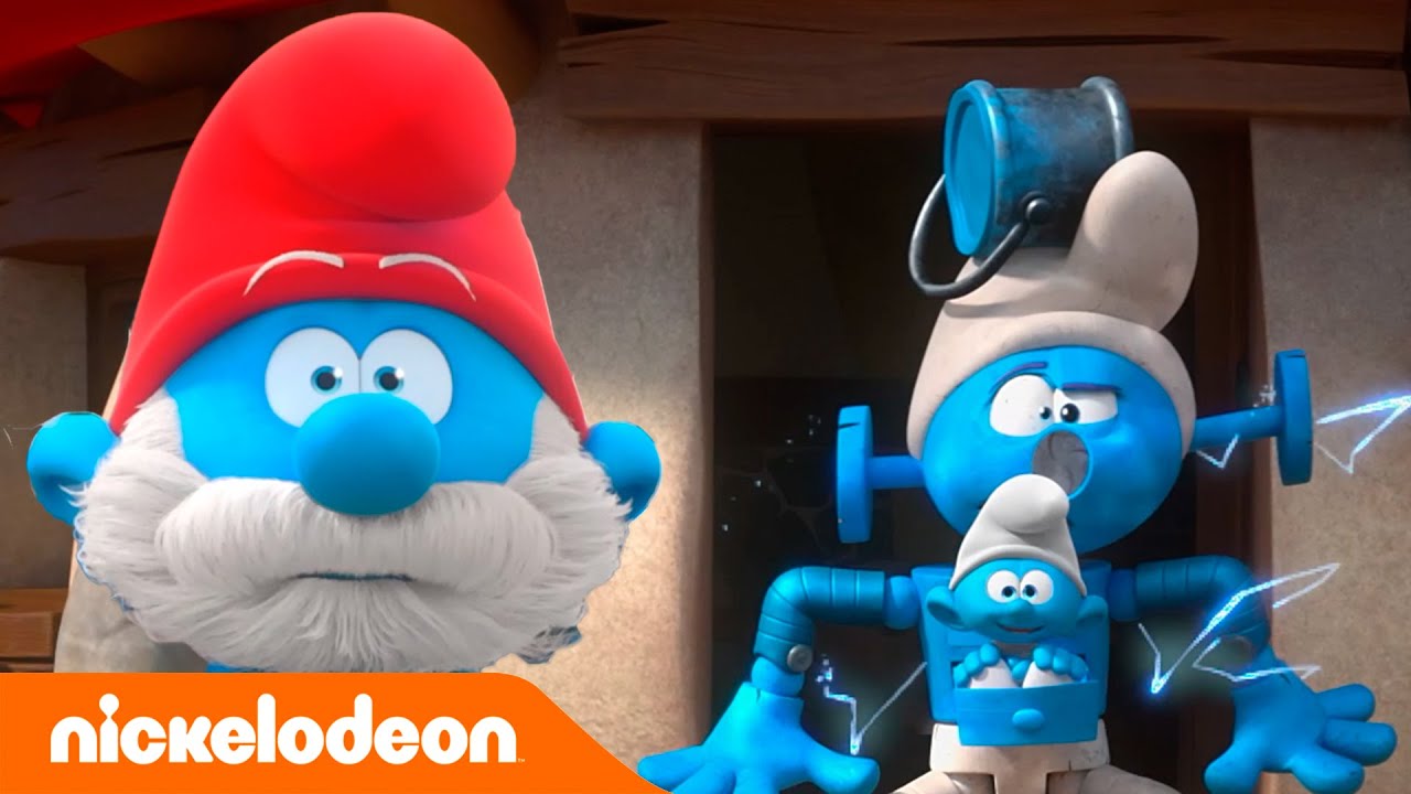 I Puffi | Il Disastro del Robot Cambia-Pannolini | Nickelodeon Italia