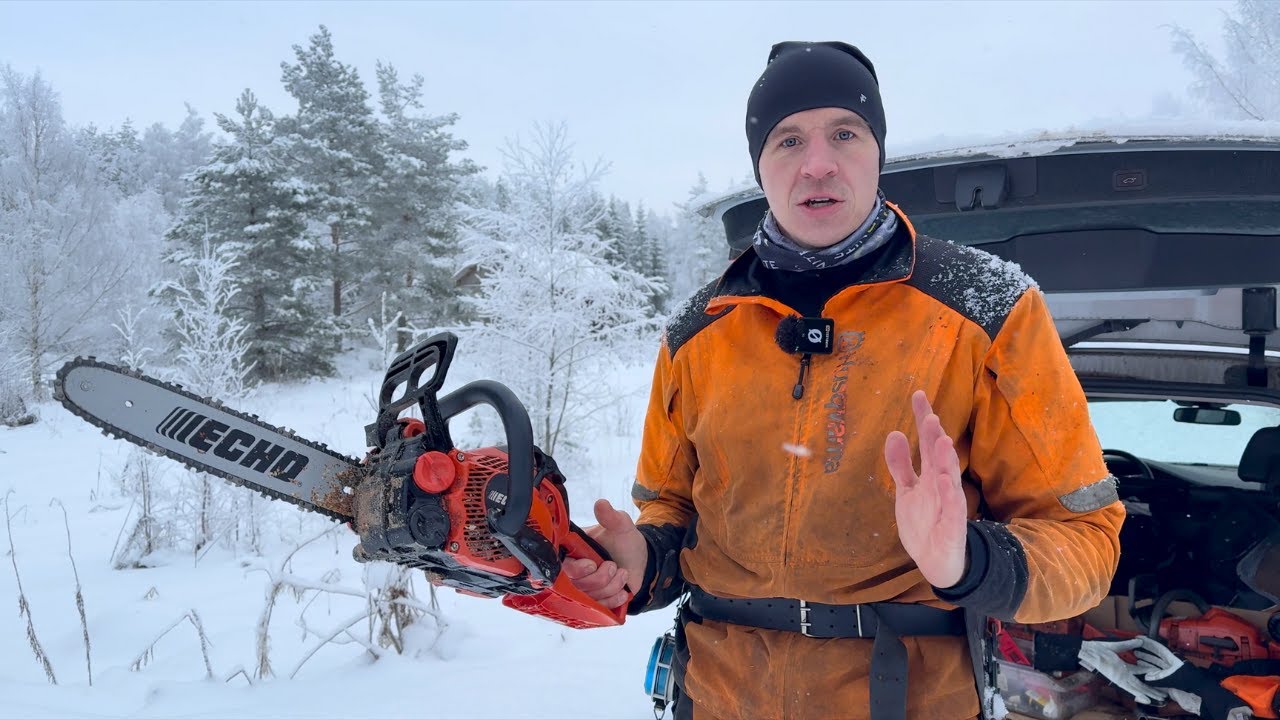 Metsään pikkusahan kanssa – Echo CS-2511WES sai uuden ketjun ja laipan