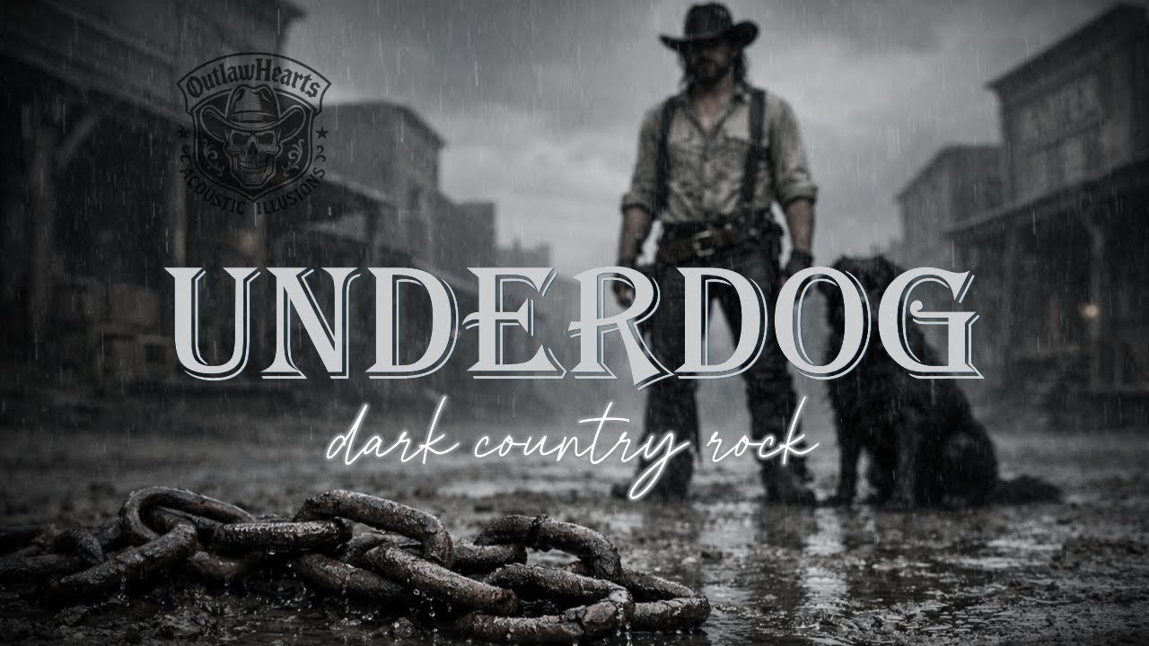 UNDERDOG - Dark Country Rock Song | Official Lyric Visualizer