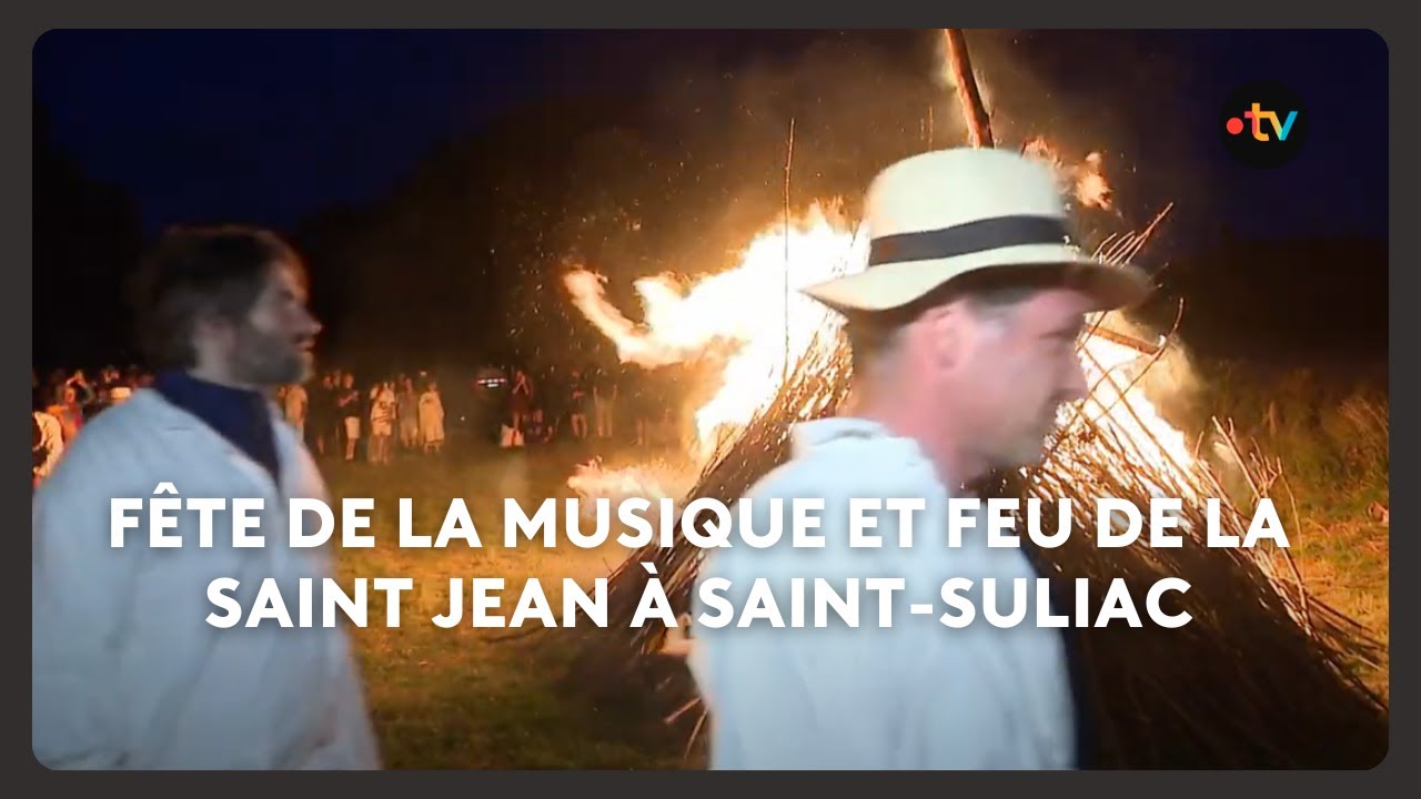 Fête de la musique et feu de la Saint Jean à Saint-Suliac