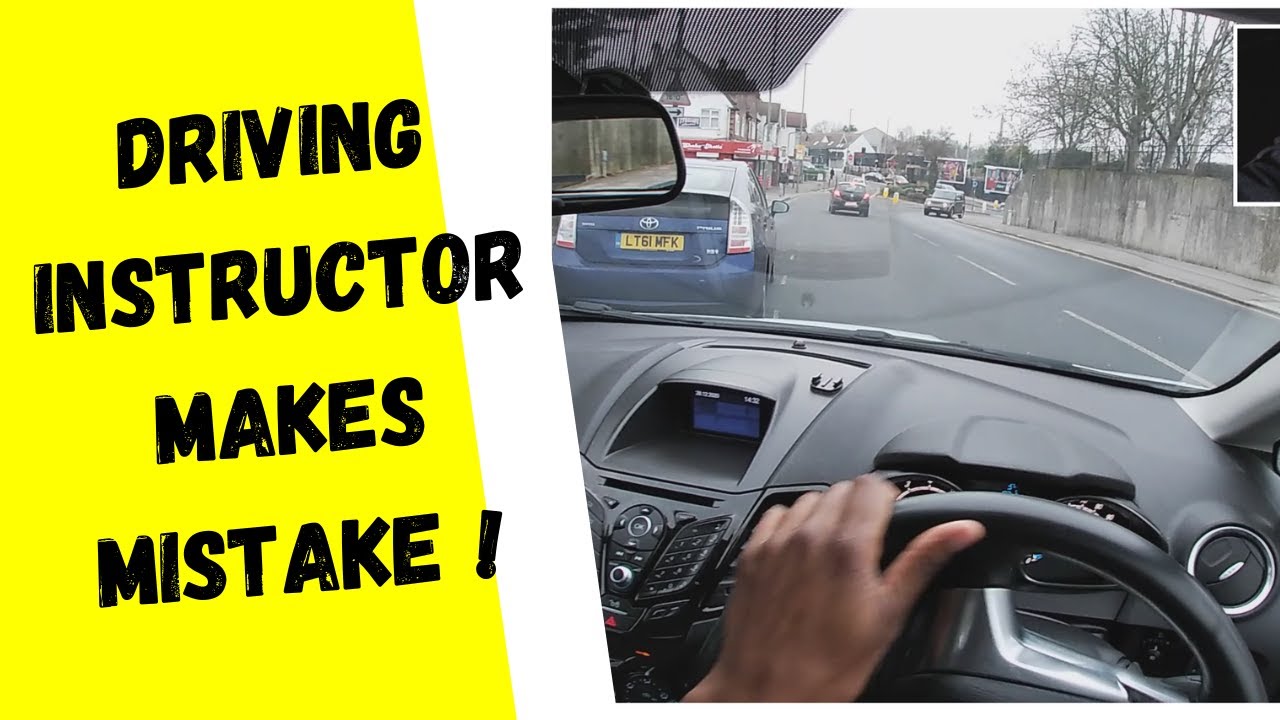 Hendon Driving Test Route with large roundabouts // POV with driving instructor talk-through