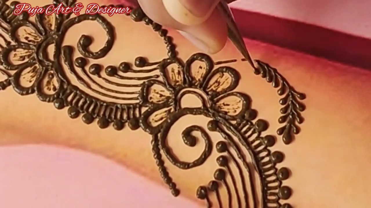 New Floral Mehndi Design| Easy & Beautiful Mehndi Design|