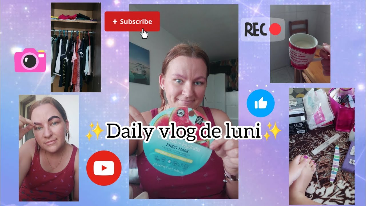 💫Daily Vlog de Luni/La București/Bagaj/Organizare/Timp pentru mine💫 