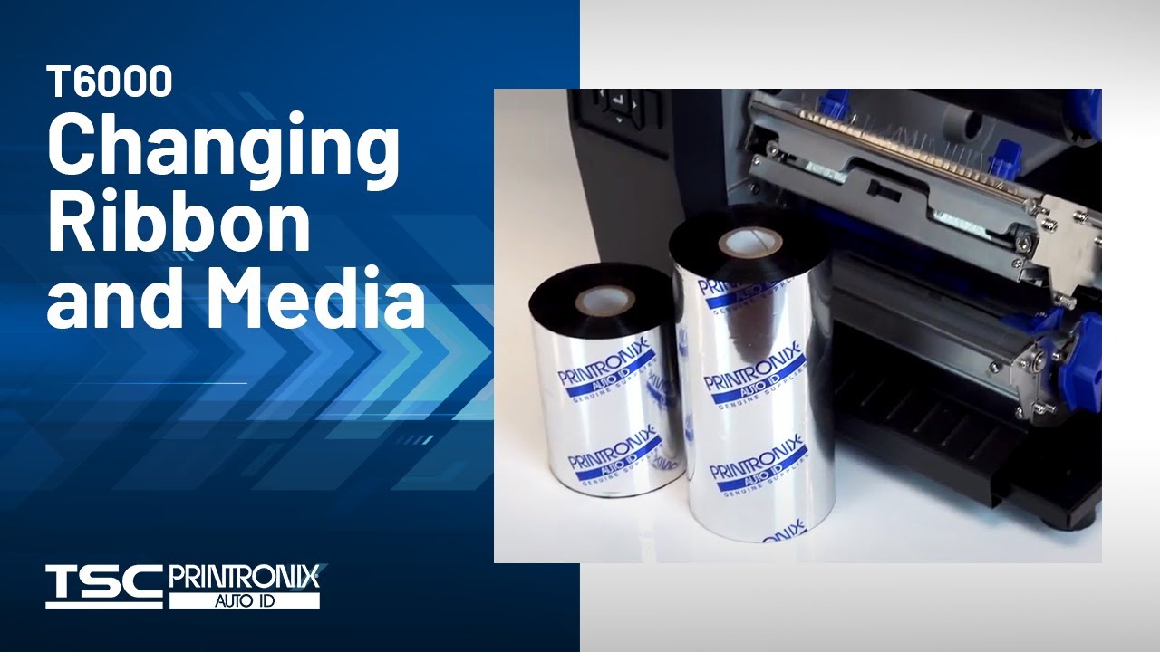 Printronix Auto ID T6000 Printer: Changing Ribbon and Media