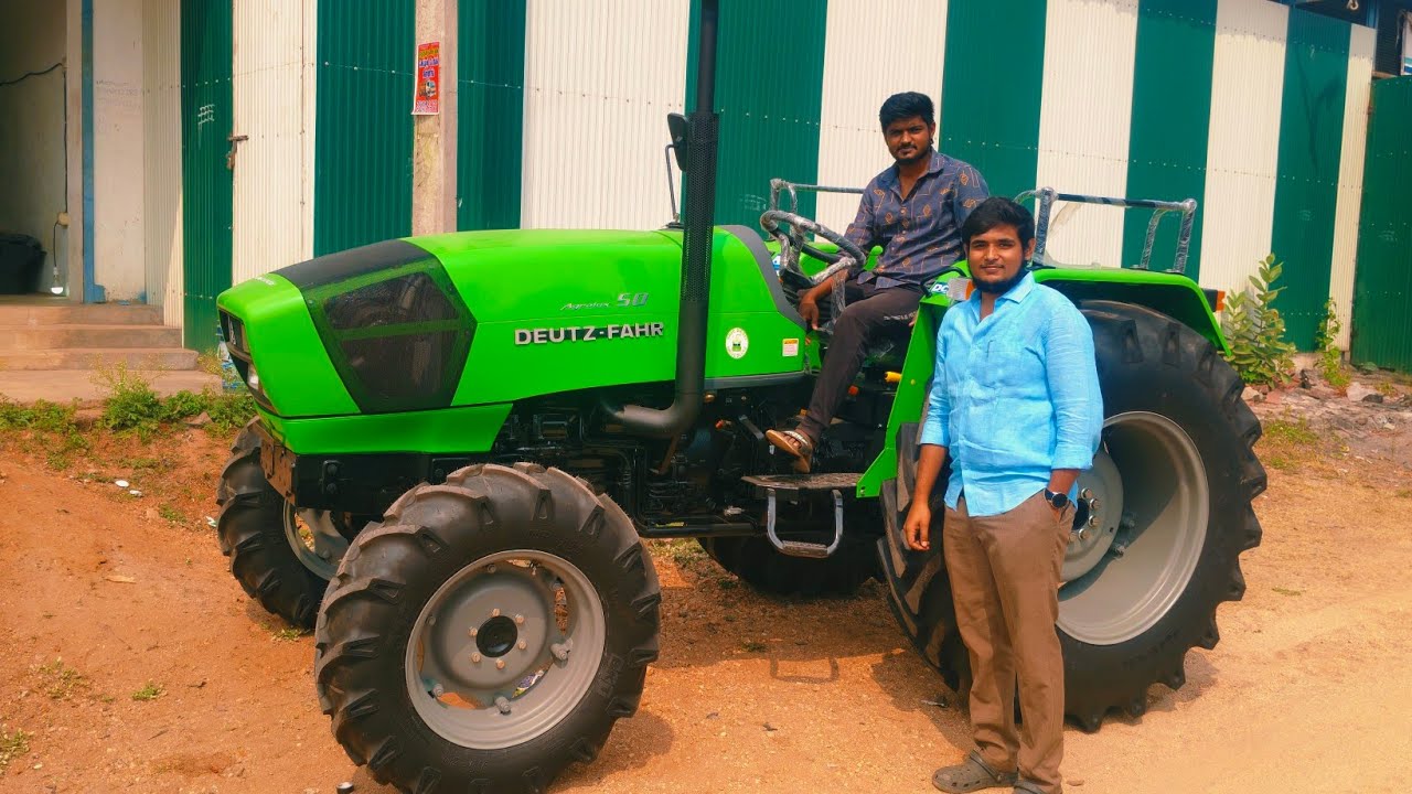 NEW DEUTZ-fAHR agrolux 50hp 15+15 tractor review and driving performance video....