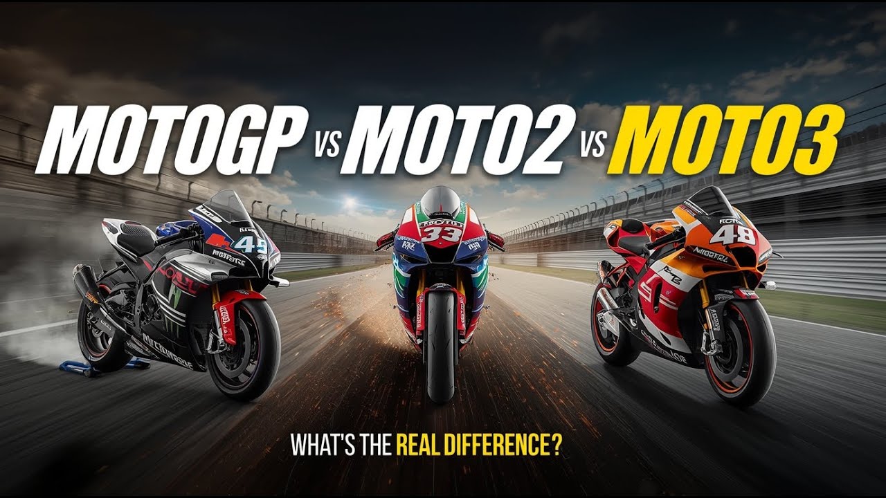 The Difference Between MotoGP, Moto2, and Moto3 What Makes Each Class Special