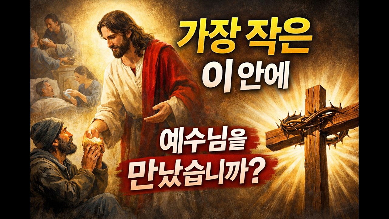 [매일미사 강론] 가장 작은 이 안에 계신 예수님 | 사순, 우리가 반드시 돌아봐야 할 질문 / 사순 제1주간 월요일 강론 (마태 25,31-46)