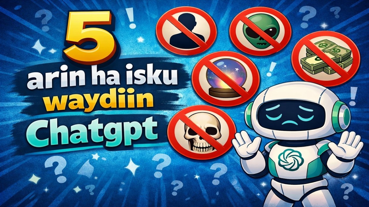 Ma la wadaagtaa xogtaada gaarka ah, ChatGPT? Haddaba ogaaw arrintan.