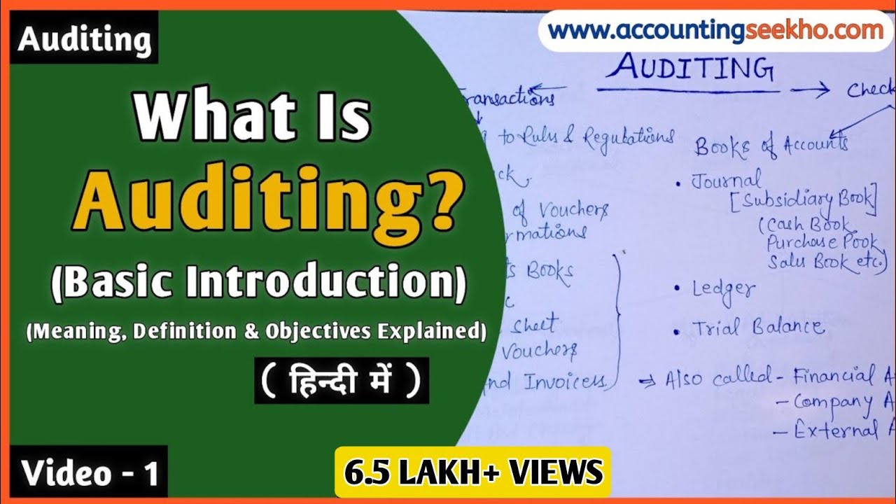 Auditing किसे कहते हैं? Auditing के Objectives क्या-क्या होते हैं? l Full Introduction (हिन्दी में)