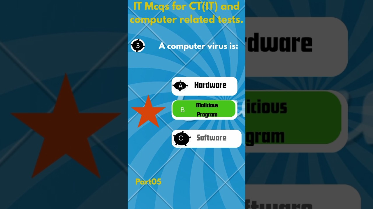 Part05.ComputerScience MCQ | ETEA CT(IT) Test Preparation. #computer #msoffice #test #quiz #etea #ct
