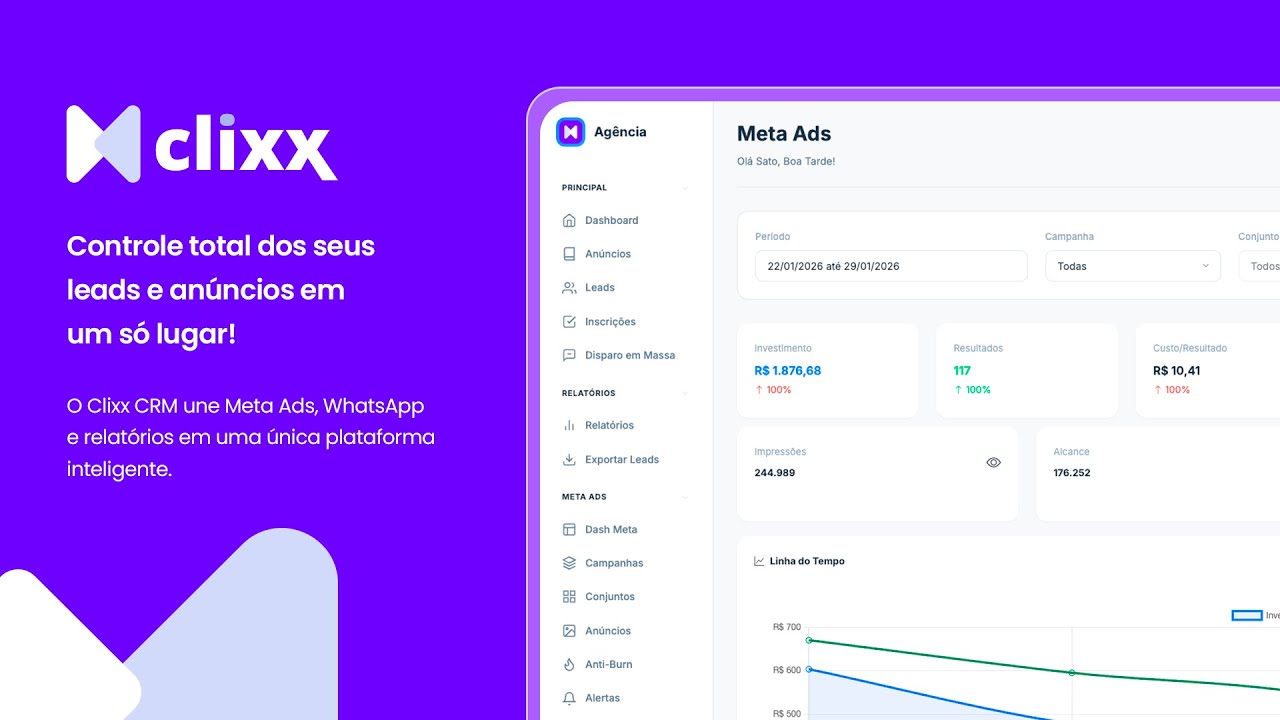 Clixx CRM - vBeta - Demonstração