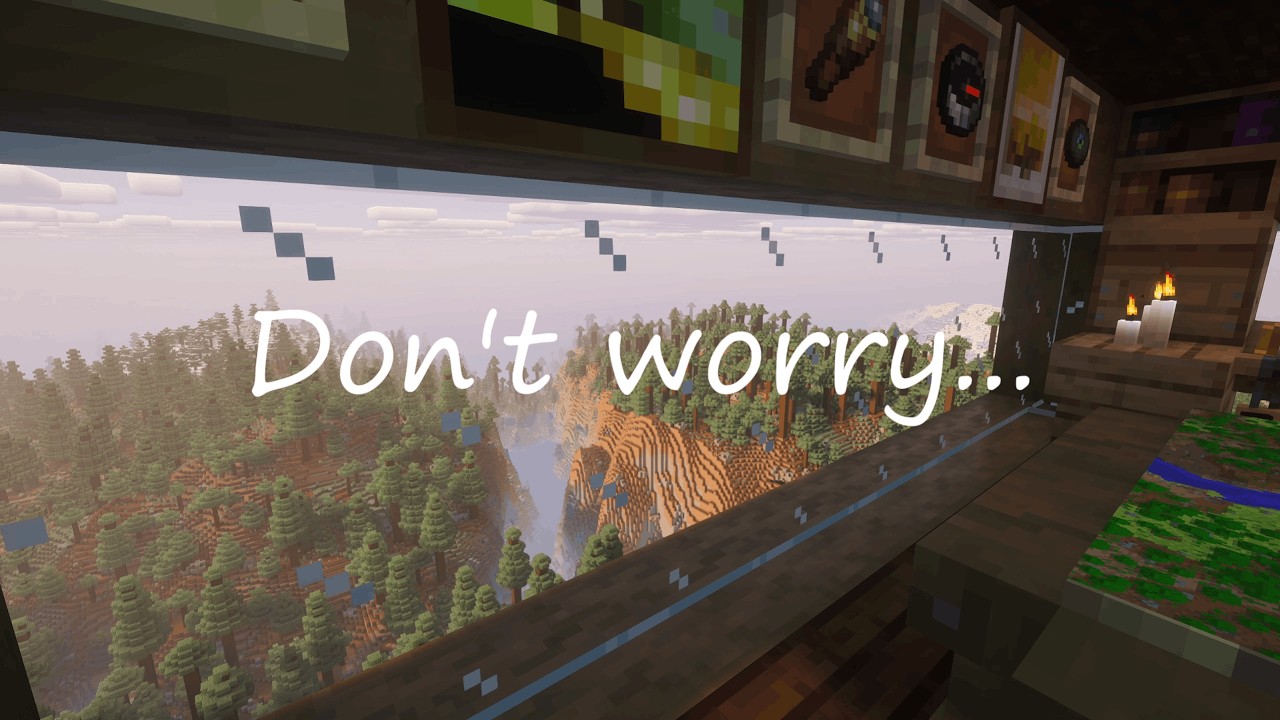 Relaxing Minecraft Ambience 🏔️ Firewatch Tower | Chill, Sleep, Study
