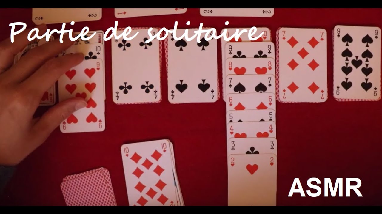 ASMR français - Jeu de solitaire