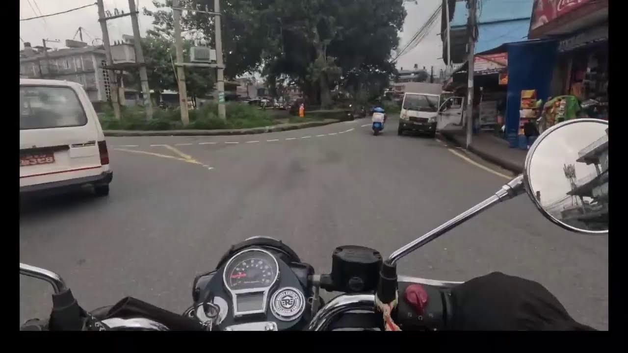 Aesthetic Bike Ride in Pokhara | No Music, Just Road  #livestream #asmr #travel #channelpromotion
