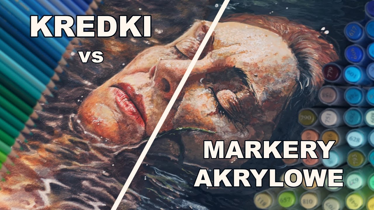 KREDKI vs MARKERY akrylowe w HIPERREALIŹMIE [odc. 500 🥹]
