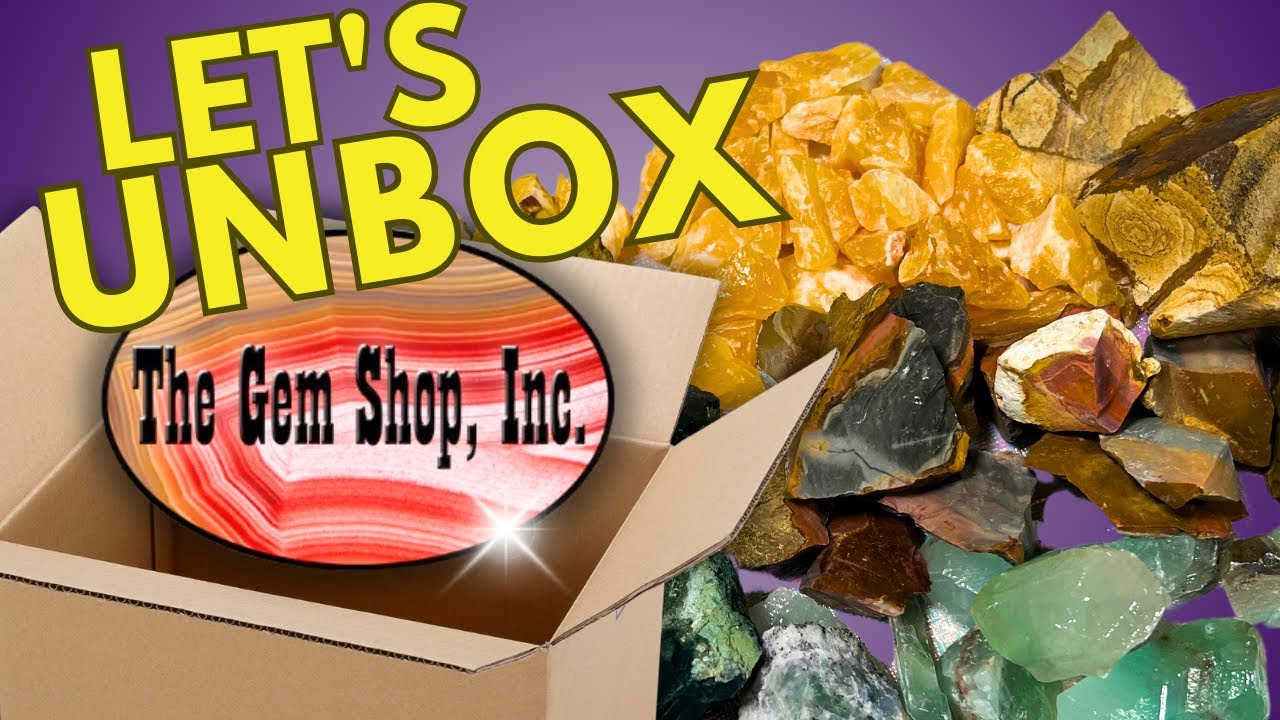 Rock Unboxing! Calcite, Jasper & Fluorite from The Gem Shop!