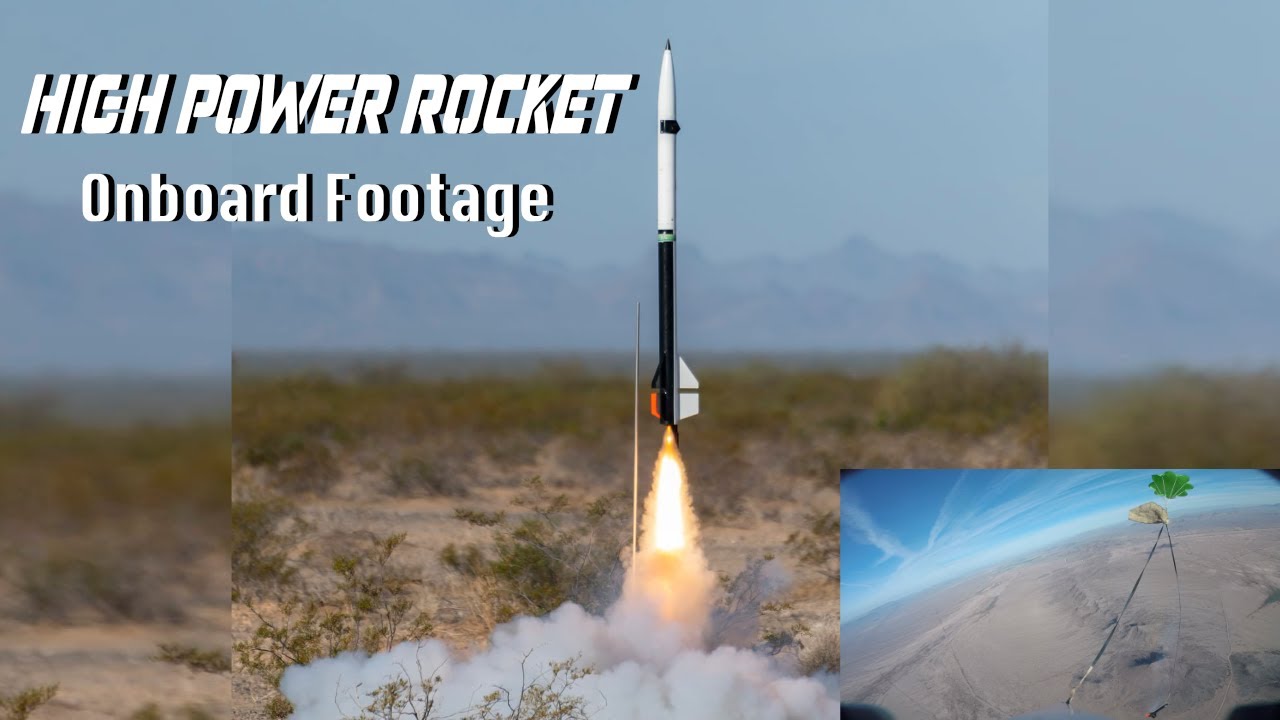 High Power Rocket Onboard Footage