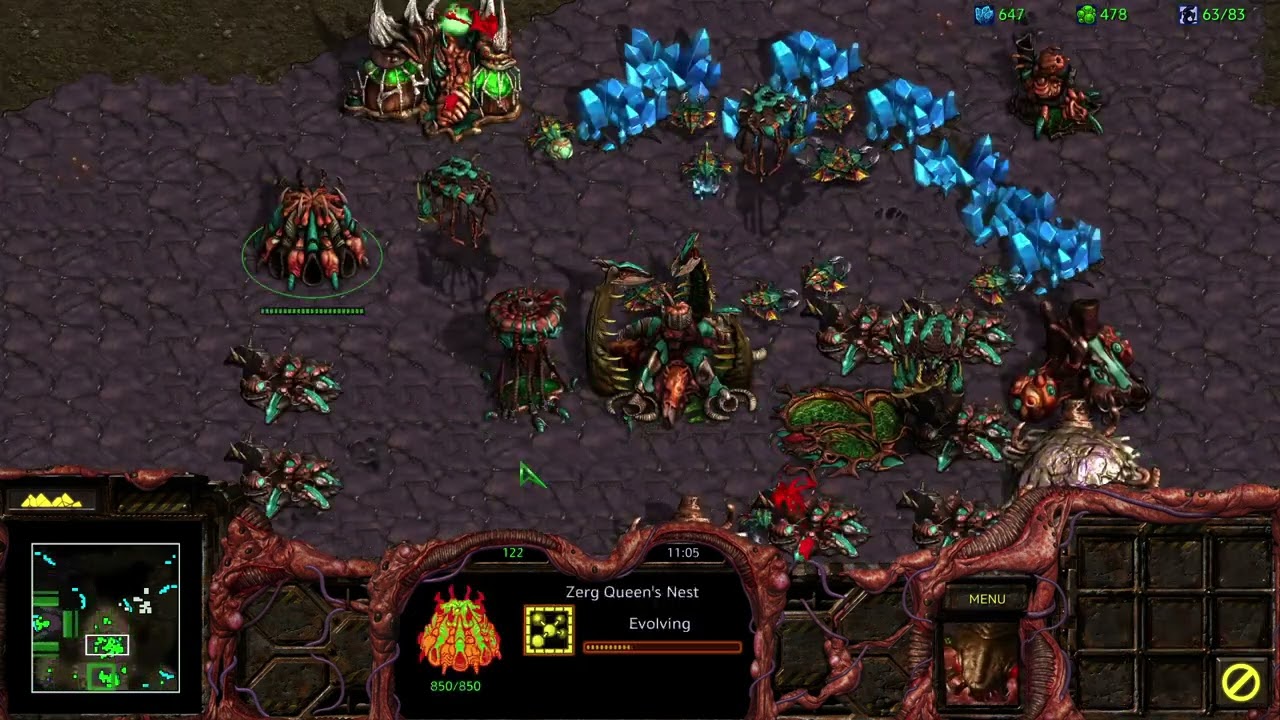 Starcraft Remastered: Три королевства (Зерги против других рас)