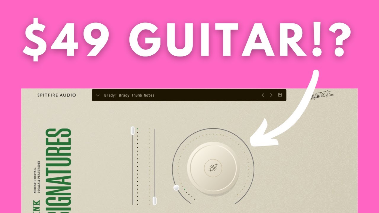 Best Guitar Plugin of 2022?! How to make SOFT POP SCORE | Spitfire Audio's Fink - Signatures