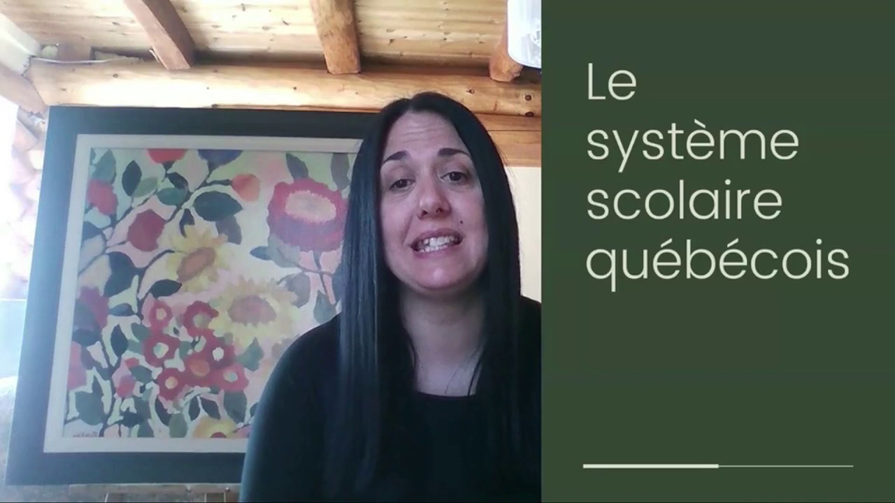 Le système scolaire québécois