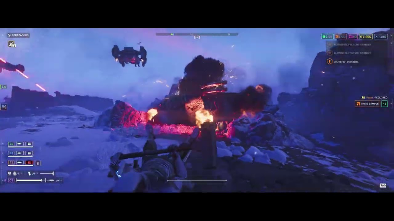 helldivers 2 breaching hammer but gerson boom