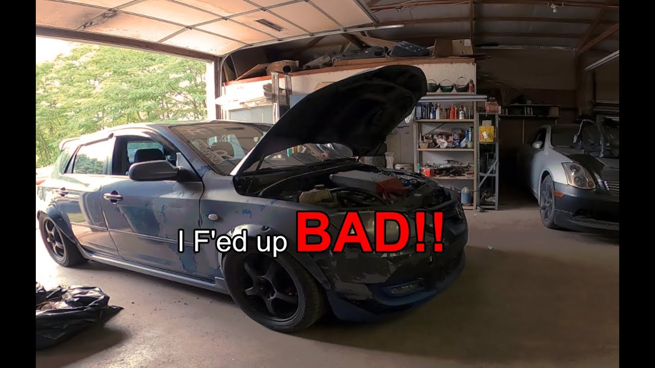 Mazdaspeed 3 XS Power turbo manifold First Impressions // I f’ed up bad!!! ~Rookie Mistake~