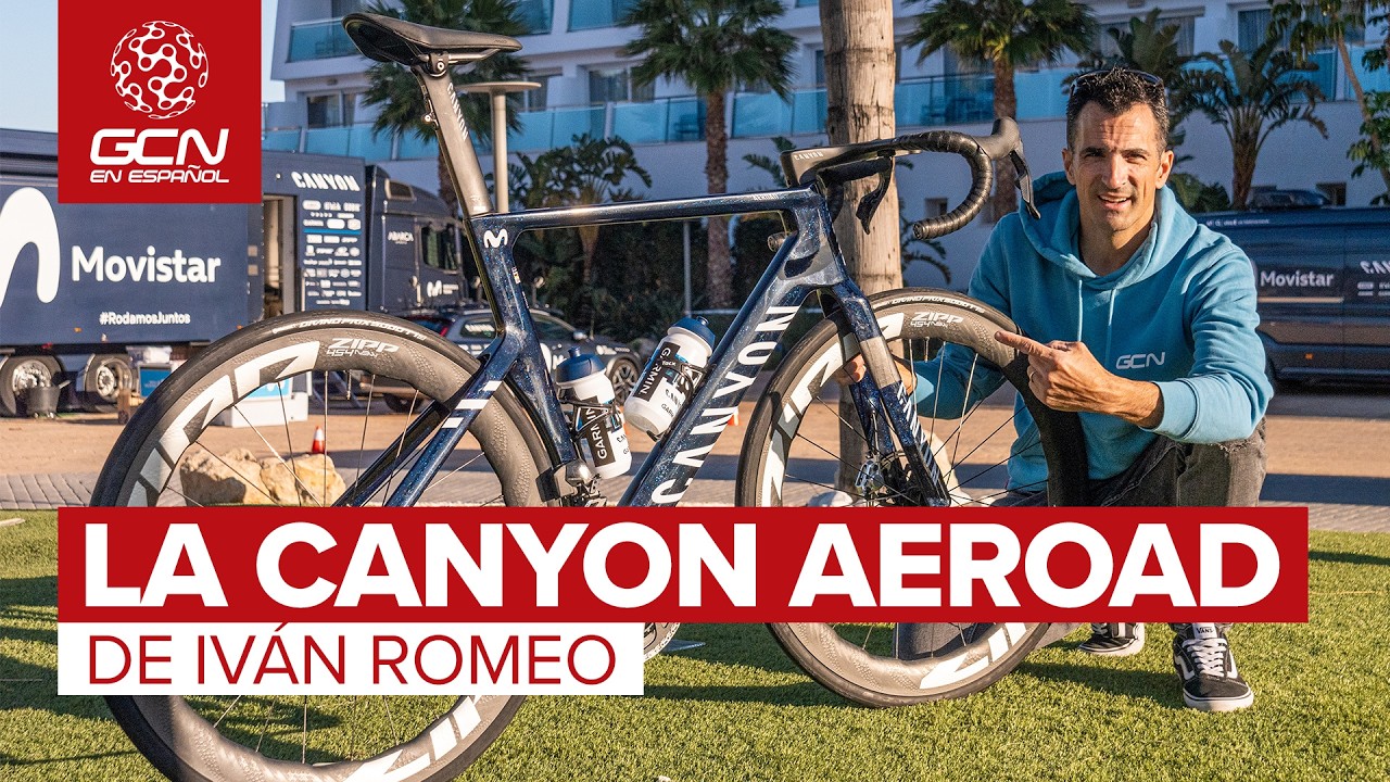 La Canyon Aeroad de Iván Romeo del Movistar Team