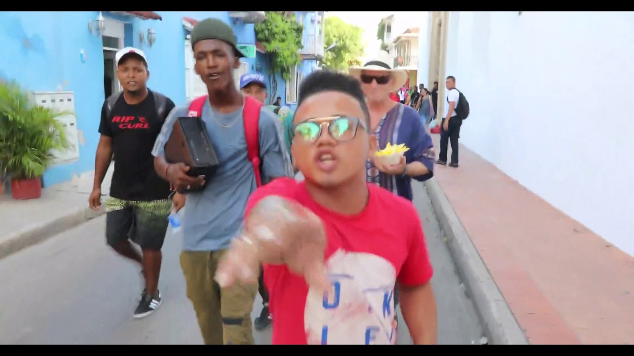 Colombian street rapper Yorday Martinez takeover in Cartagena
