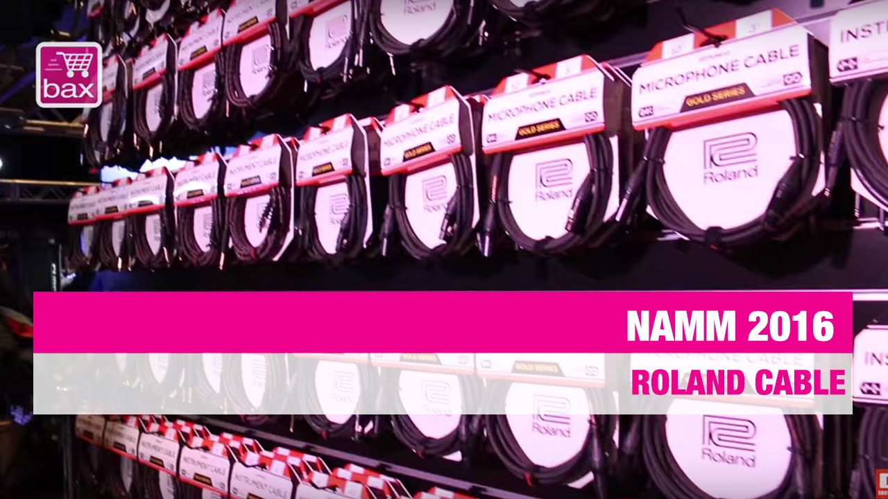 Roland cables - NAMM 2016