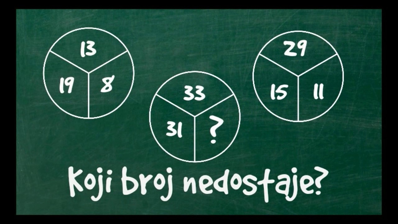 Broj koji nedostaje - Logicki test #2