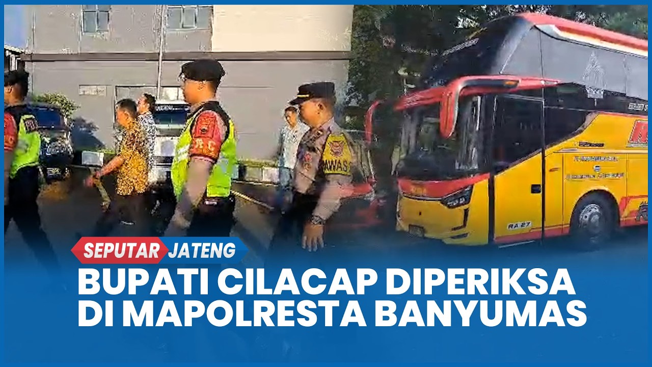 OTT KPK di Cilacap, Bus Kuning Bawa Bupati Syamsul ke Polresta Banyumas