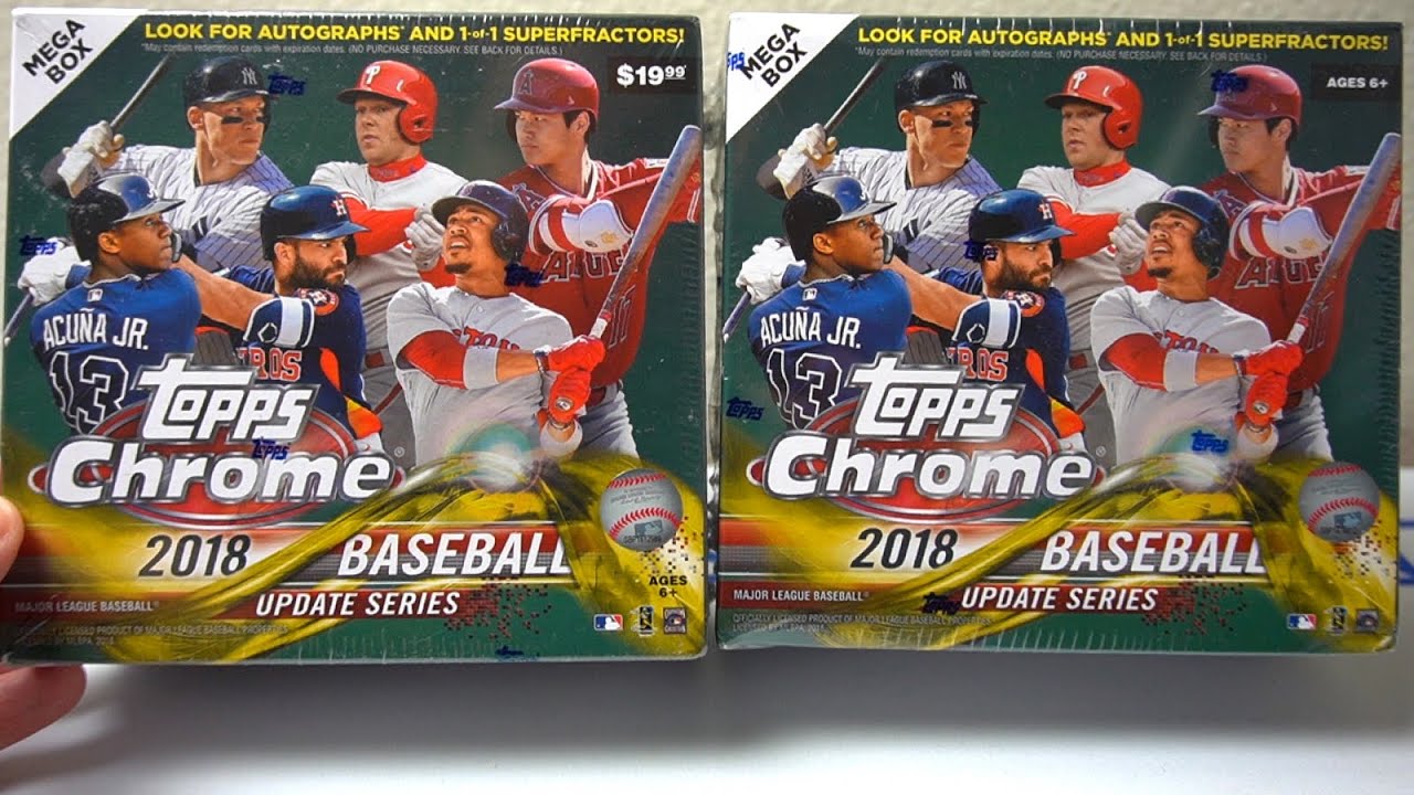 2018 Topps Chrome Update Mega Box - 2 Box Break! 🤴Redemption King is back!🤴🥵😬😮‍💨