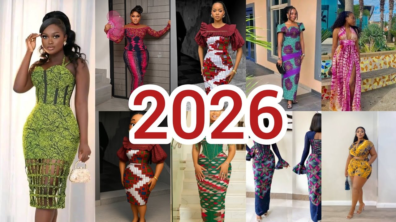 Самые модные и стильные модели платьев анкара / Длинные и короткие платья анкара / Модные модели ...