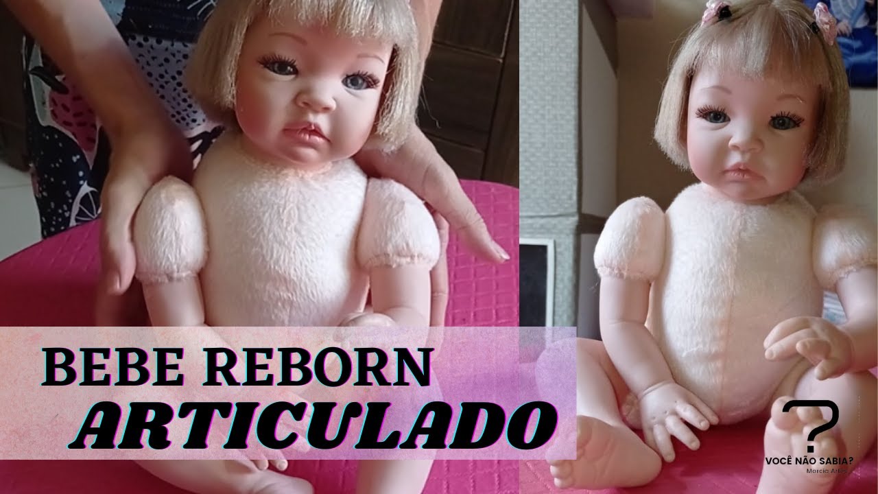 COMO FAZER UM BEBE TIPO REBORN ARTICULADO DIY FAÇA VOCÊ MESMO