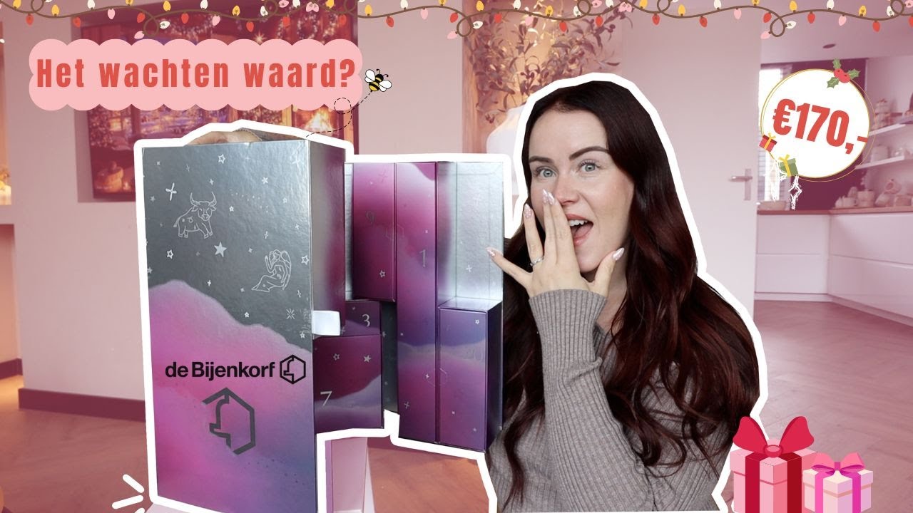BIJENKORF ADVENTSKALENDER 2025 UNBOXING 🎄🐝 | REBECCA DENISE