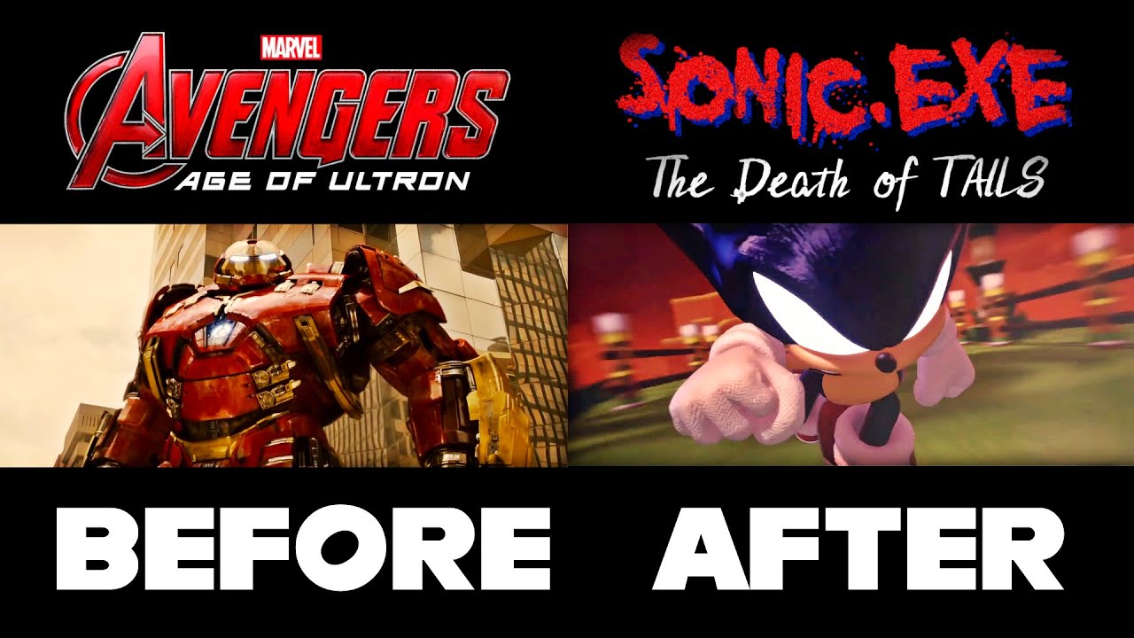 SONIC.EXE 2: The Movie Side-By-Side w/ Avengers: Age of Ultron Trailer