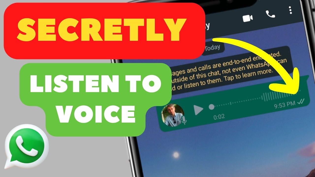 Как прослушать голосовое сообщение WhatsApp, не сообщив об этом отправителю.