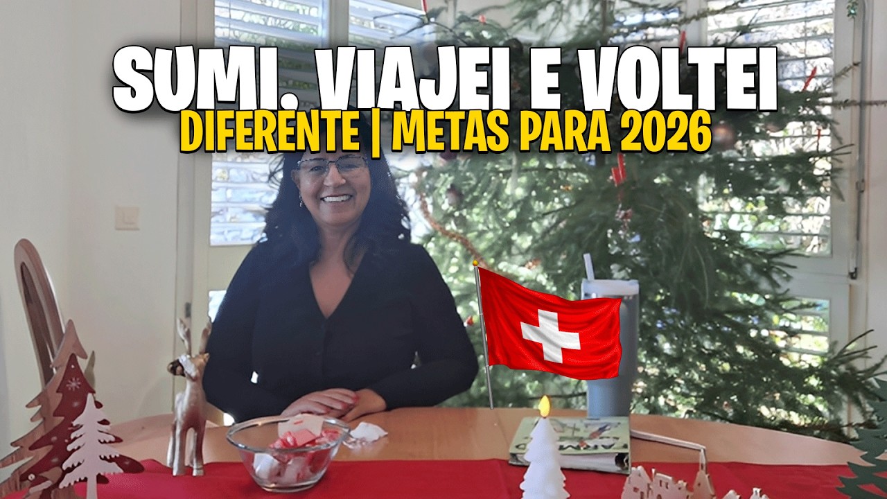 POR QUE EU SUMI? | FINAL DE ANO, BRASIL E METAS PARA 2026