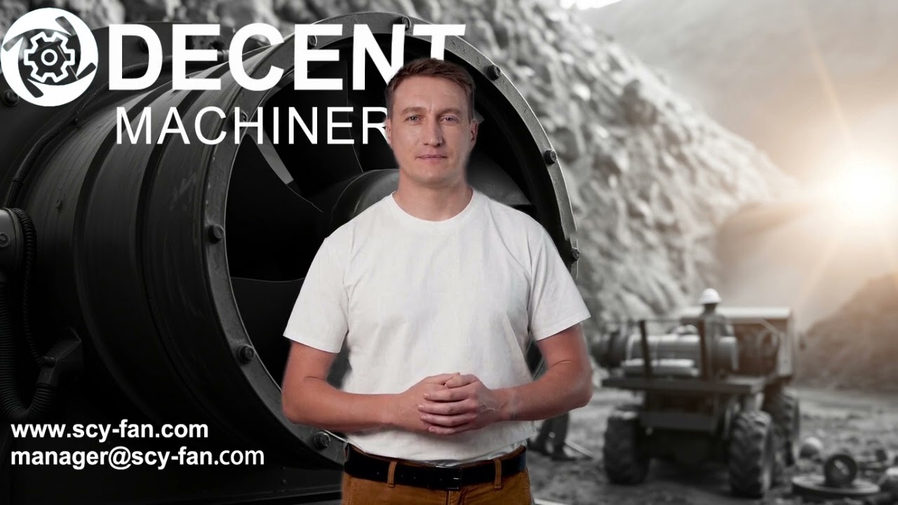 Comment r&eacute;duire le bruit des ventilateurs miniers ? Technologie avanc&eacute;e DECENT MACHINERY