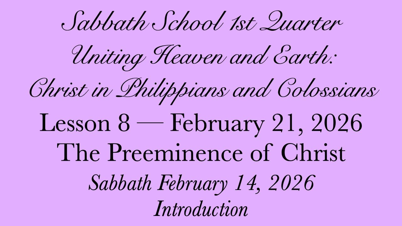 The Preeminence of Christ — Introduction