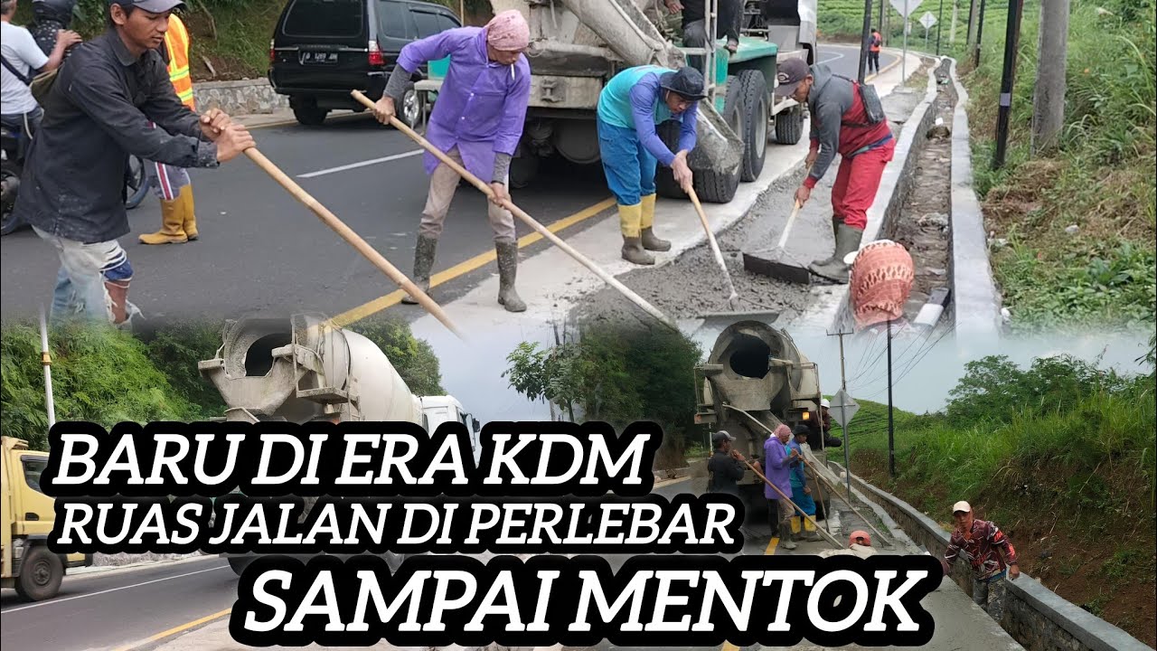 Kdm bikin gempar !! Seluruh jalan provinsi jawa barat di bikin lebar seperti ini