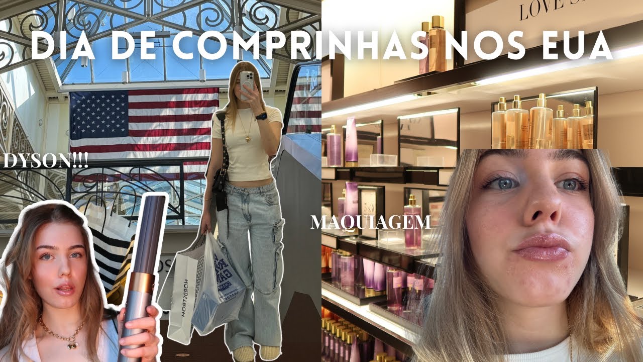 shopping & unboxing comigo nos EUA | primeiras impressões da Dyson Airwrap!!!