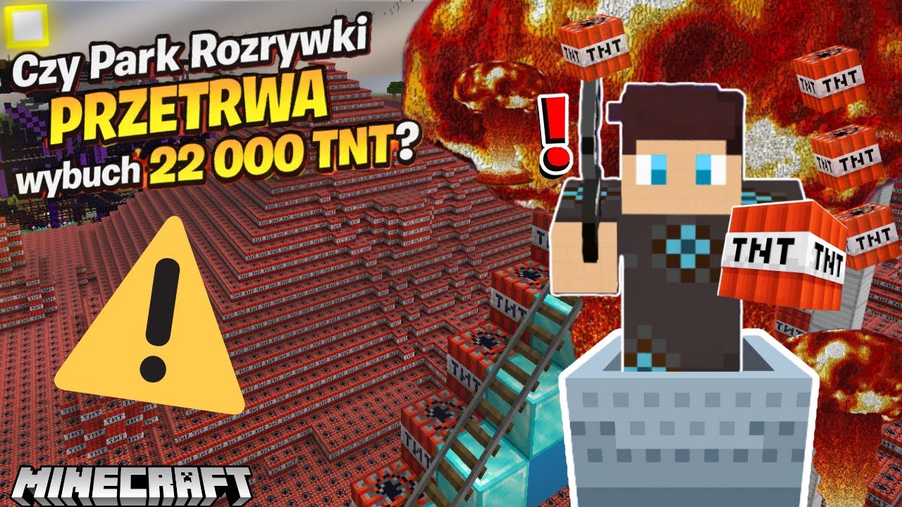 Czy Park Rozrywki Przetrwa wybuch 22 000 TNT w Minecraft?
