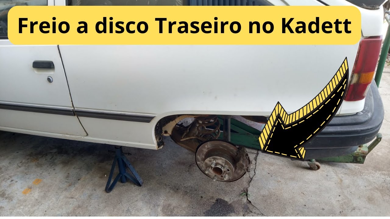 GM Kadett SL 1993 - Adaptação Freio A disco Traseiro e Rodas 5 furos