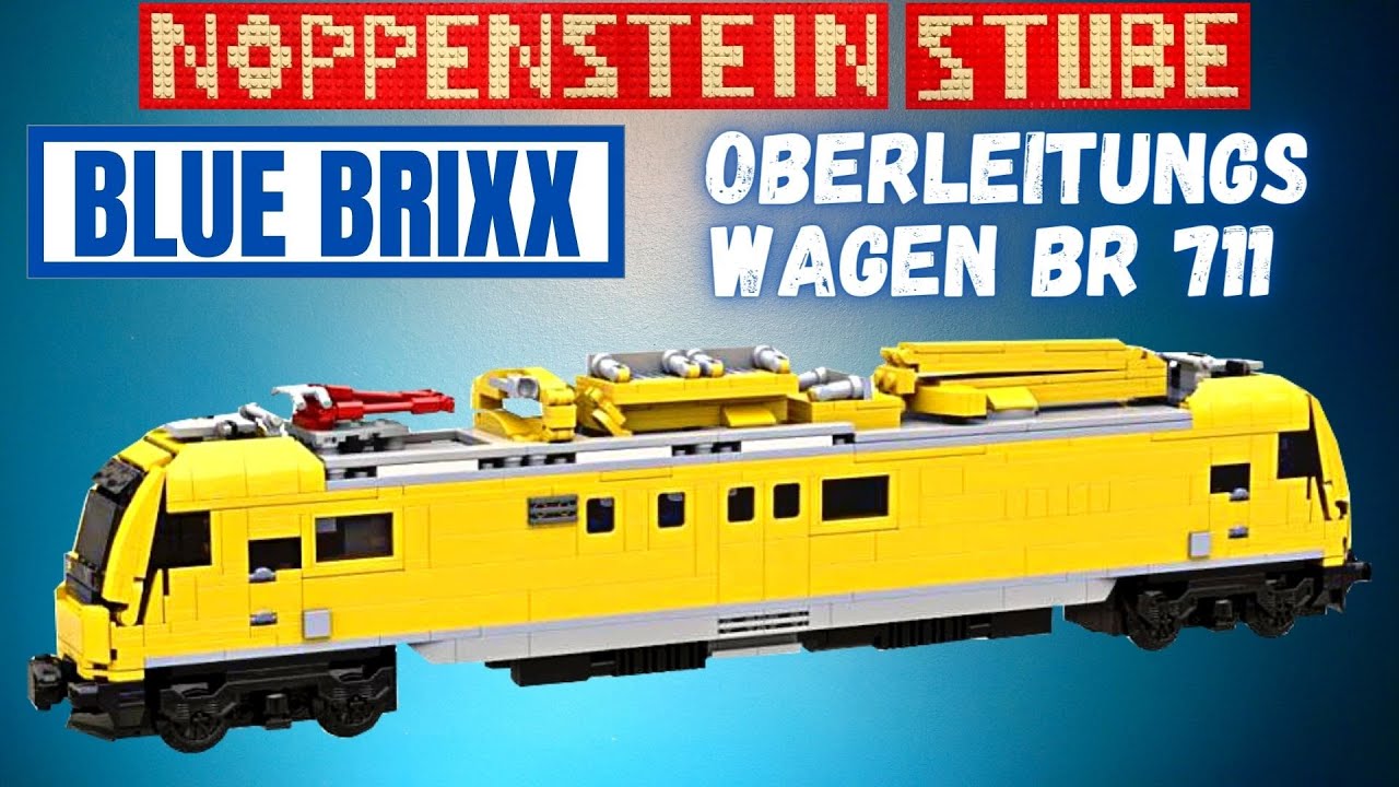 Endlich wieder Eisenbahn Blue Brixx Special Oberleitungswagen BR 711 | Aufbau, Review, Testfahrt