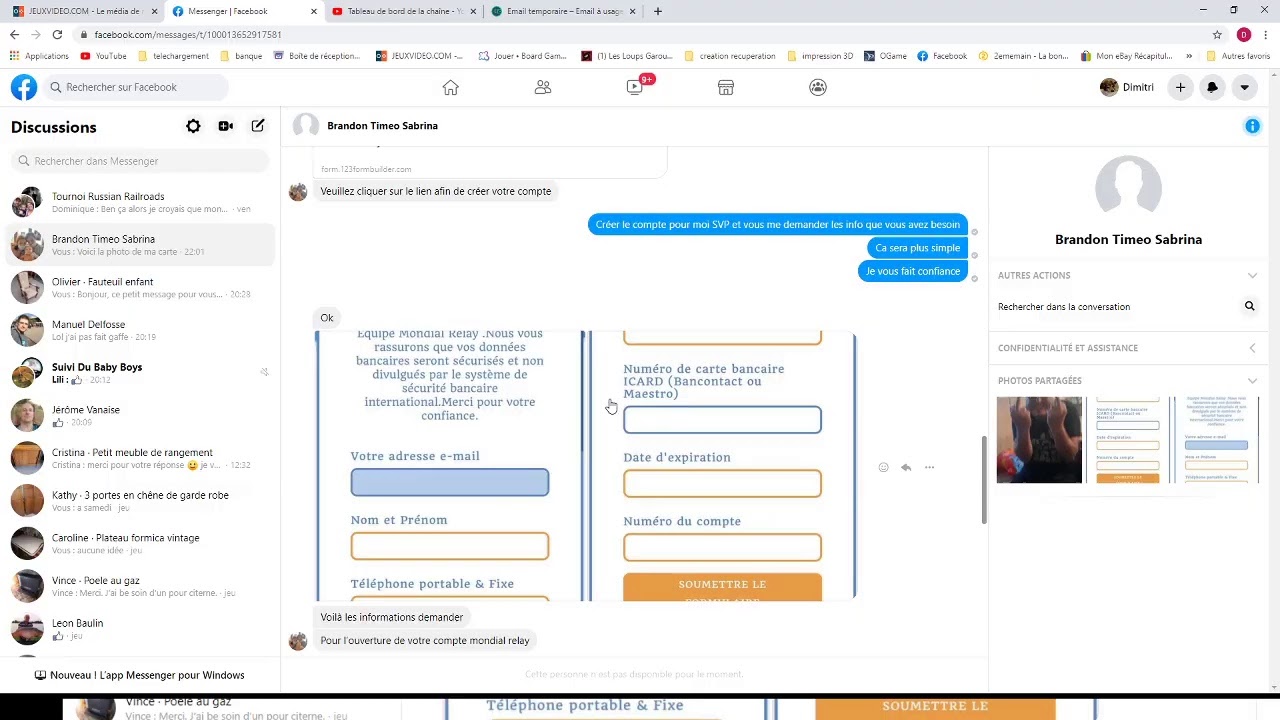 Tentative d'arnaque sur Facebook - Comment r&eacute;agir ?