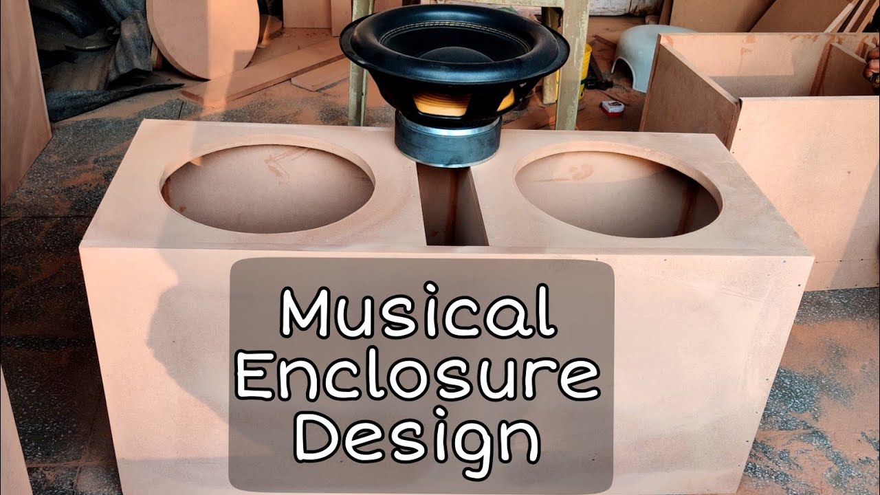 Musical Subwoofer 12" Enclosure Design !! Beegroo !!
