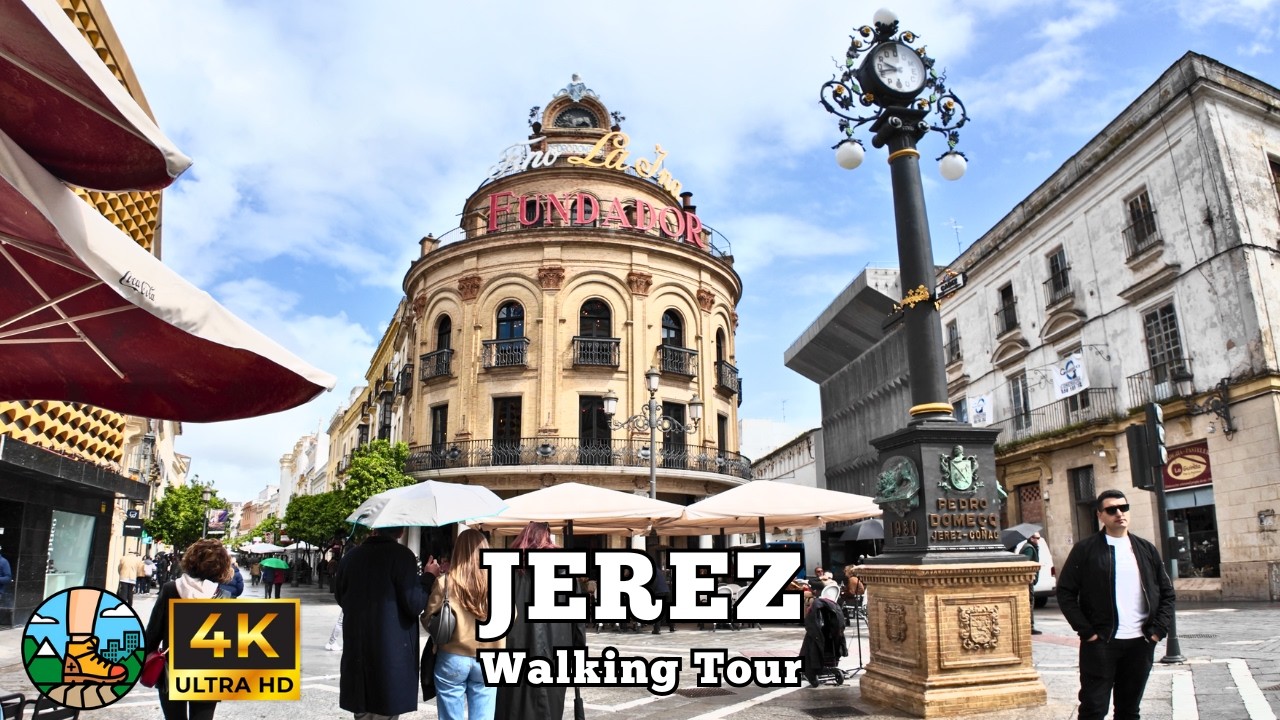 Paseo por el Centro de Jerez con Tunas 🎶 | Walking Tour 4K 🚶‍♂️🌍